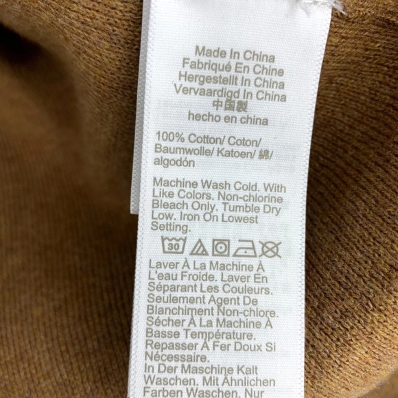 J Crew Cotton Tan Camel Sweater Jacket Blazer XS - Picture 5 of 5